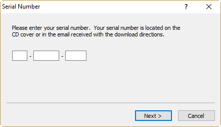 Invalid license key