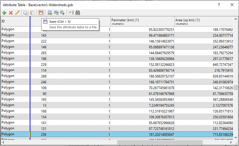 Example of saving attributes in the Attributes Table dialog.png
