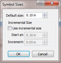 Setting fixed size for symbols in Grapher
