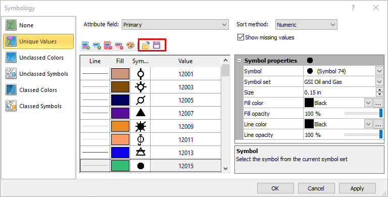 Saving Symbology settings for a base layer in Surfer