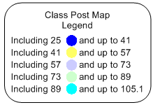 A sample classed post map legend shows classes, symbols, and text in the class lines..png