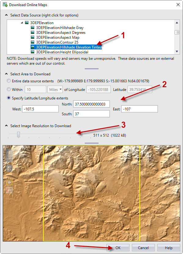 Download maps using Surfer's Download Online Maps dialog.png