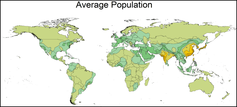 data metrics mean population